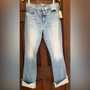 Mother jeans - Insider Sneaky Fray, women’s size 32. Color - Love on the Beat.